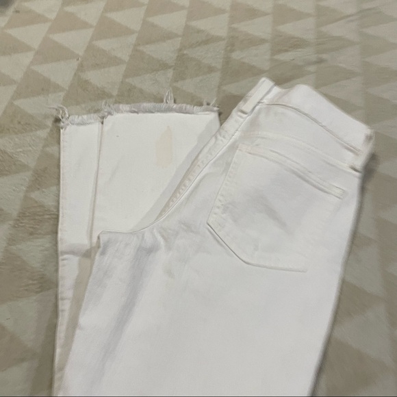 J crew slim boyfriend jeans white - Picture 4 of 7